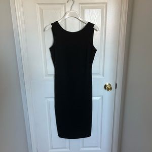 Le Cheateau Black Open Back Bodycon Dress